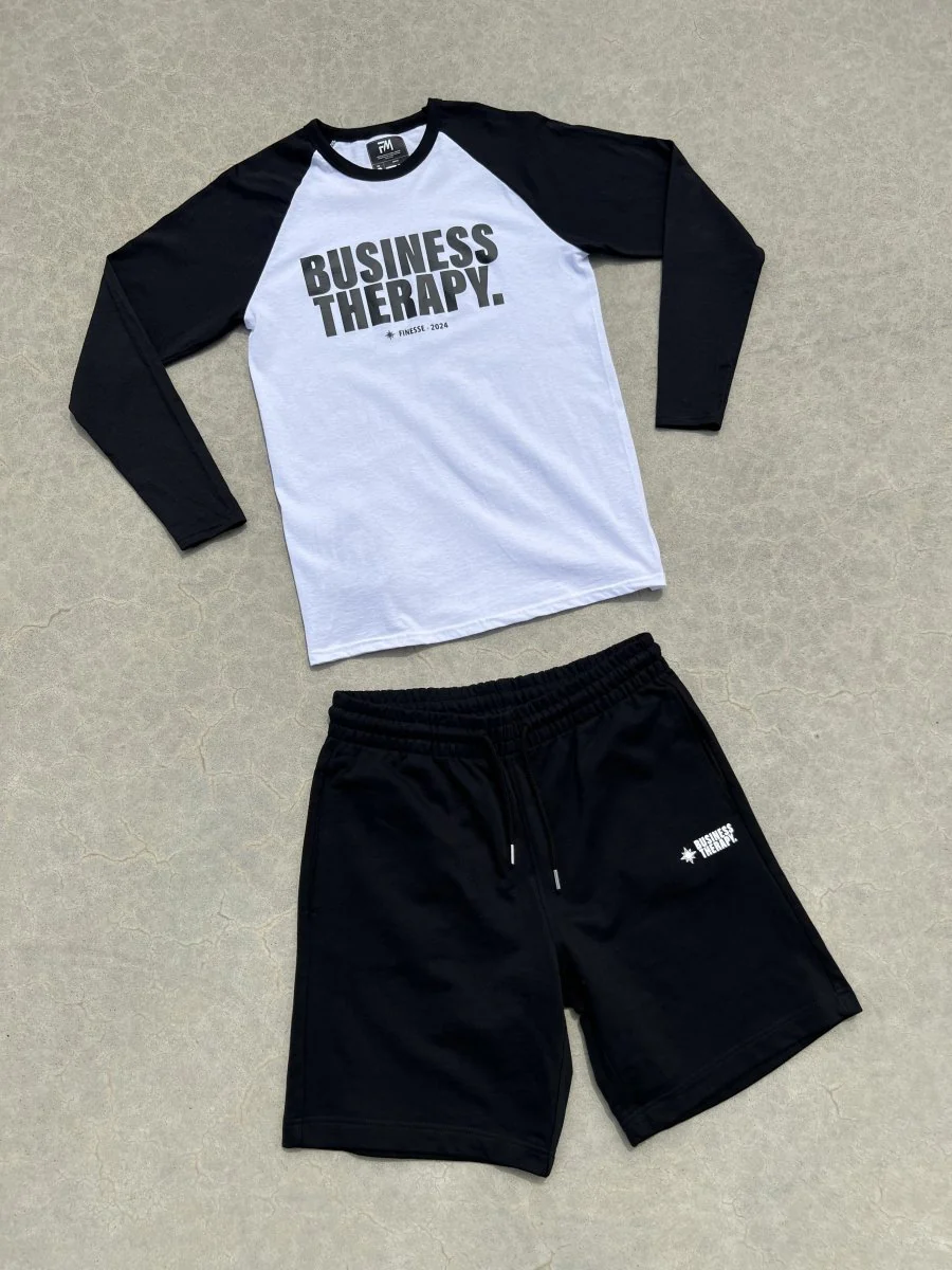 COTTON SHORT "BUSINESS THERAPY" - Image 4