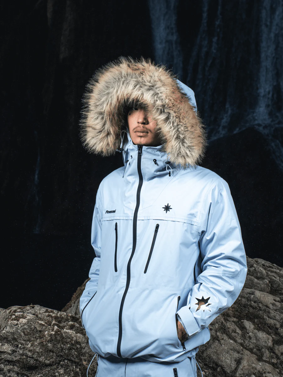 FINESSE* "FAS" WATERPROOF JACKET BLUE - Image 6