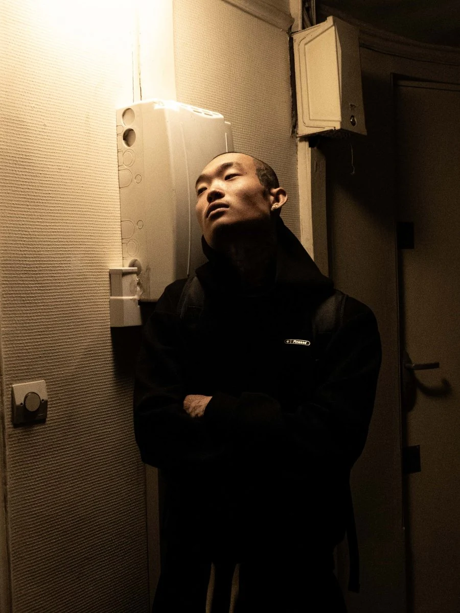 FINESSE® AIR COTTON HOODIE [BLACK] - Image 3