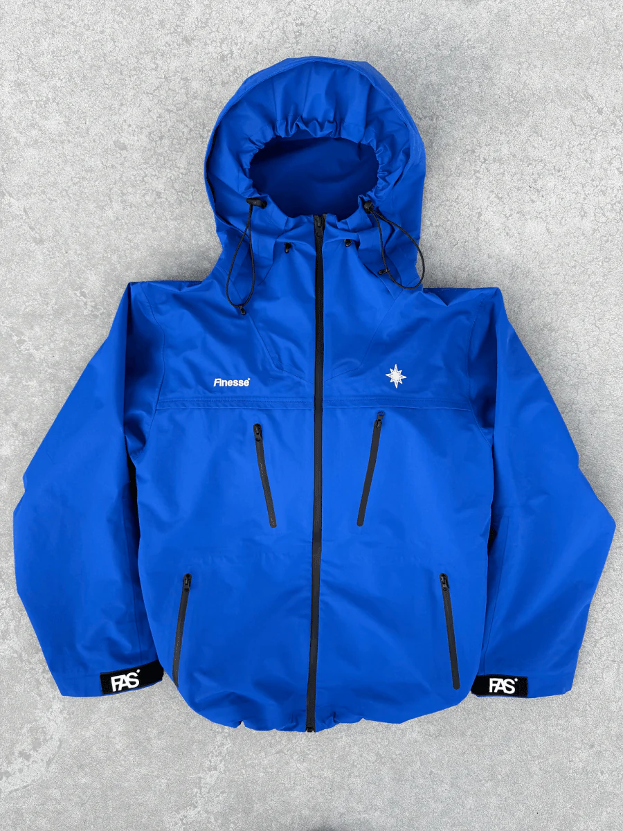 FINESSE* "FAS" WATERPROOF JACKET BLUE - Image 4