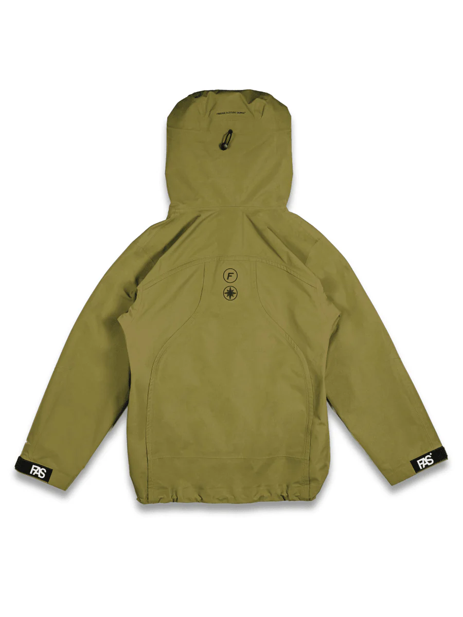FINESSE* "FAS" WATERPROOF JACKET KAKI - Image 3