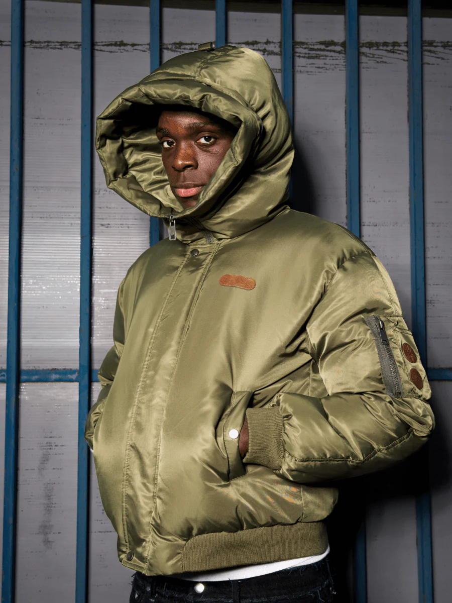 FINESSE* MERCENARY GREEN BOMBER - Image 6