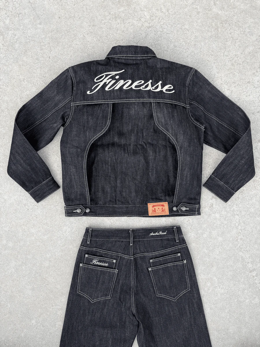 FINESSE* SELVEDGE RAW DENIM JACKET - Image 3