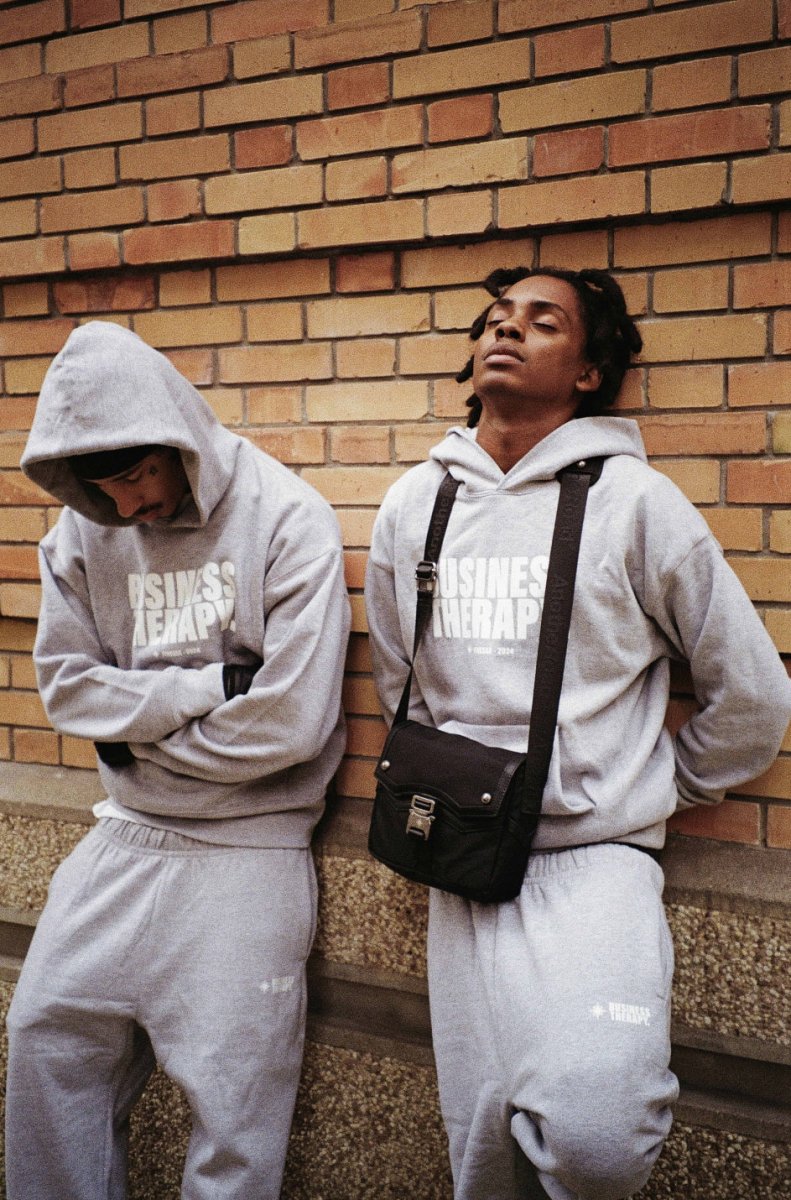 JOGGING "BUSINESS THERAPY" GREY - Image 3